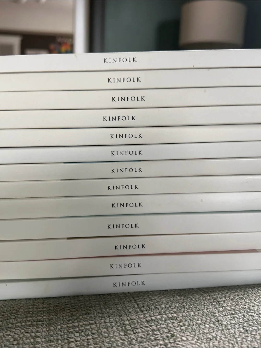 Folk Cream and White Kinfolk Magazine Stack - Folk